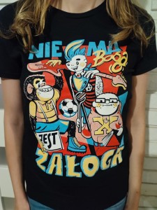 Niema Boga jest Załoga kolor damska 