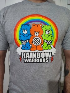 Miśki Rainbow Warriors szara 