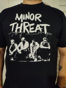 Minor threat black tees